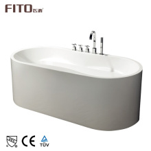 China Supplier Bathroom OEM Eco Friendly Material White Soaking Acrylic Bathtub